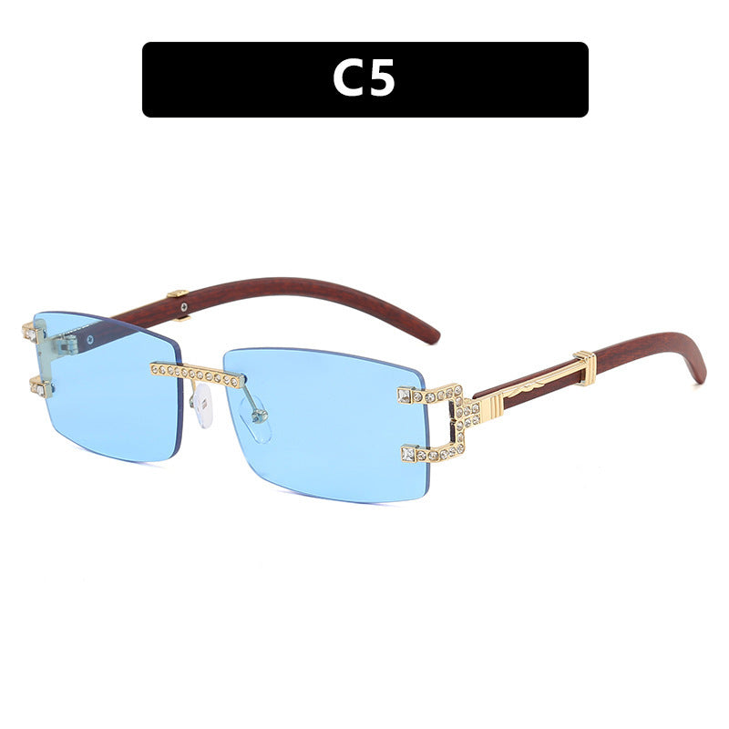 Damen exklusive Sonnenbrille im eleganten Design mit Strass-Akzenten Brehn