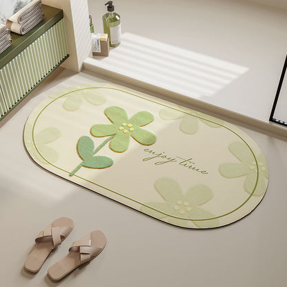 Weiche florale Badmatte Brehn