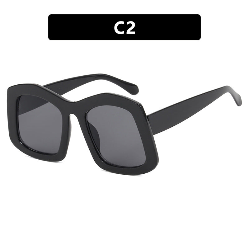Damen große Sonnenbrille mit modischem Design und UV-Schutz Brehn