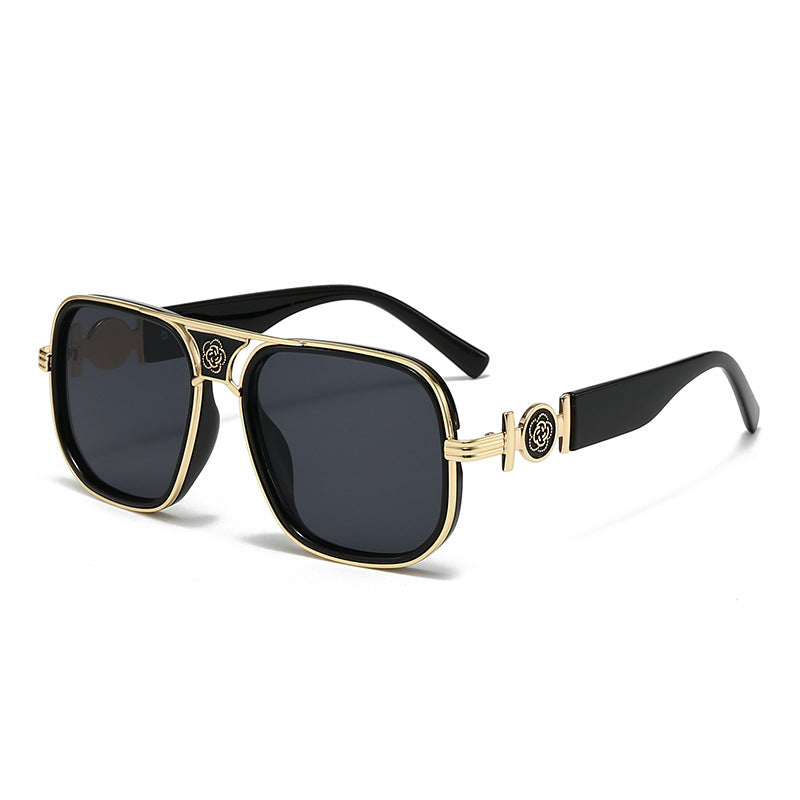 Herren Luxuriöse Rechteckige Sonnenbrille Brehn