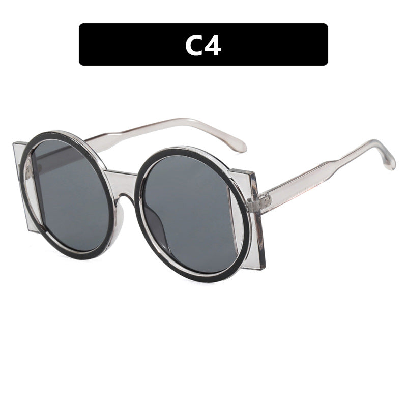 Damen oversized Sonnenbrille mit eckigem Rahmen und UV-Schutz Brehn