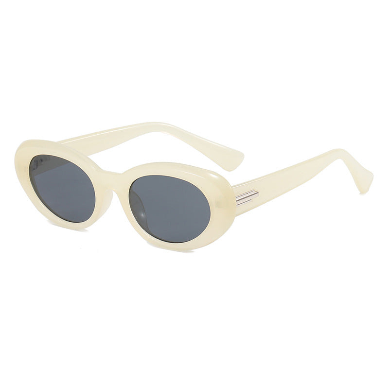 Damen elegante ovalförmige Sonnenbrille mit hochwertigen Gläsern Brehn