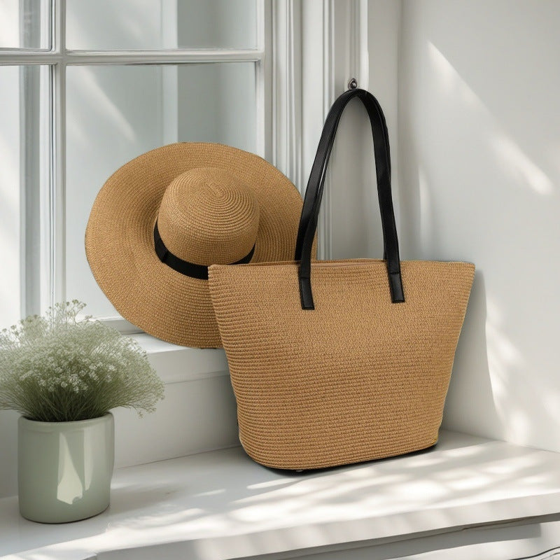 Strandtasche mit Bunten Streifen Brehn