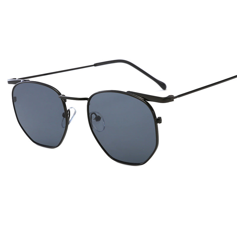 Damen modische rechteckige Brille mit elegantem Metallrahmen Brehn