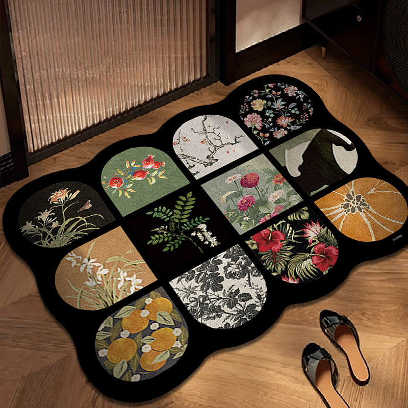Vintage-inspiriertes dekoratives Teppich
