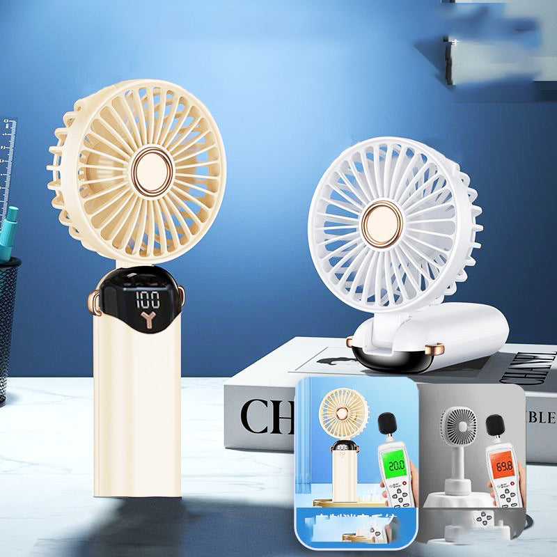 Tragbarer Mini Handventilator mit Digitalanzeige Brehn