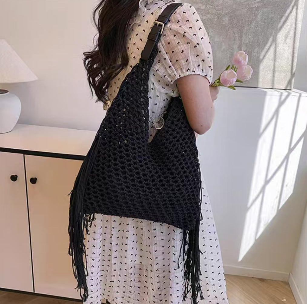 Modische Makramee-Handtasche Brehn