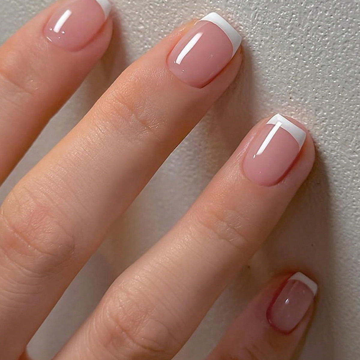 Elegante französische Spitzen-Nagelverlängerungen Brehn