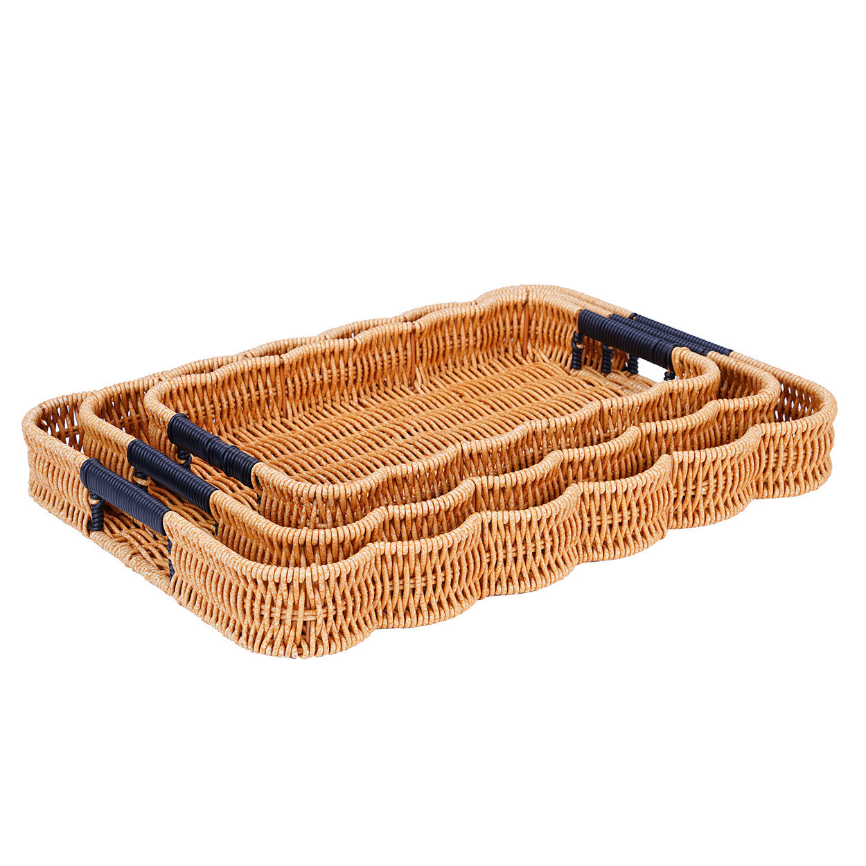 Woven Decorative Serving Tray Brehn