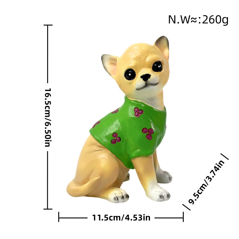 Dekorative Schlafende Bulldogge Figur Brehn