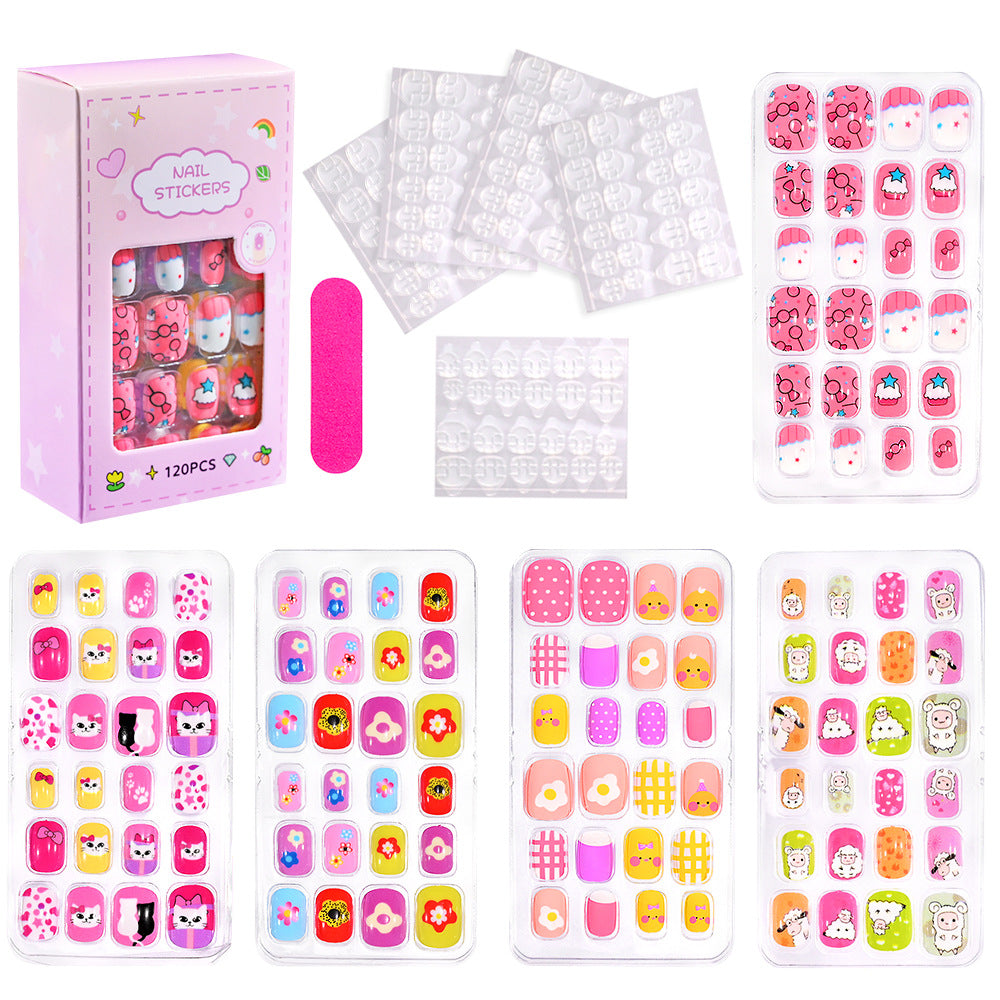 Kreatives Cartoon Nagelkunst Aufkleber Set Brehn