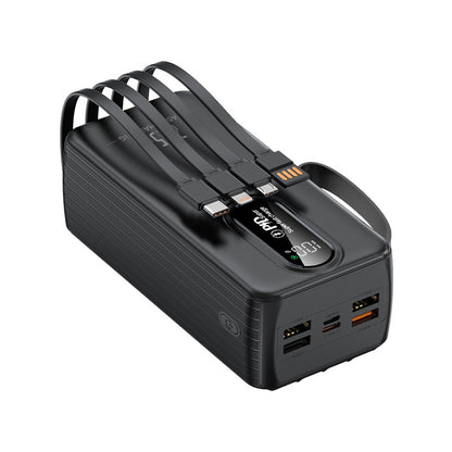 Powerbank mit Digitalem Lade-Display und Multi-Ladeanschlüssen Brehn
