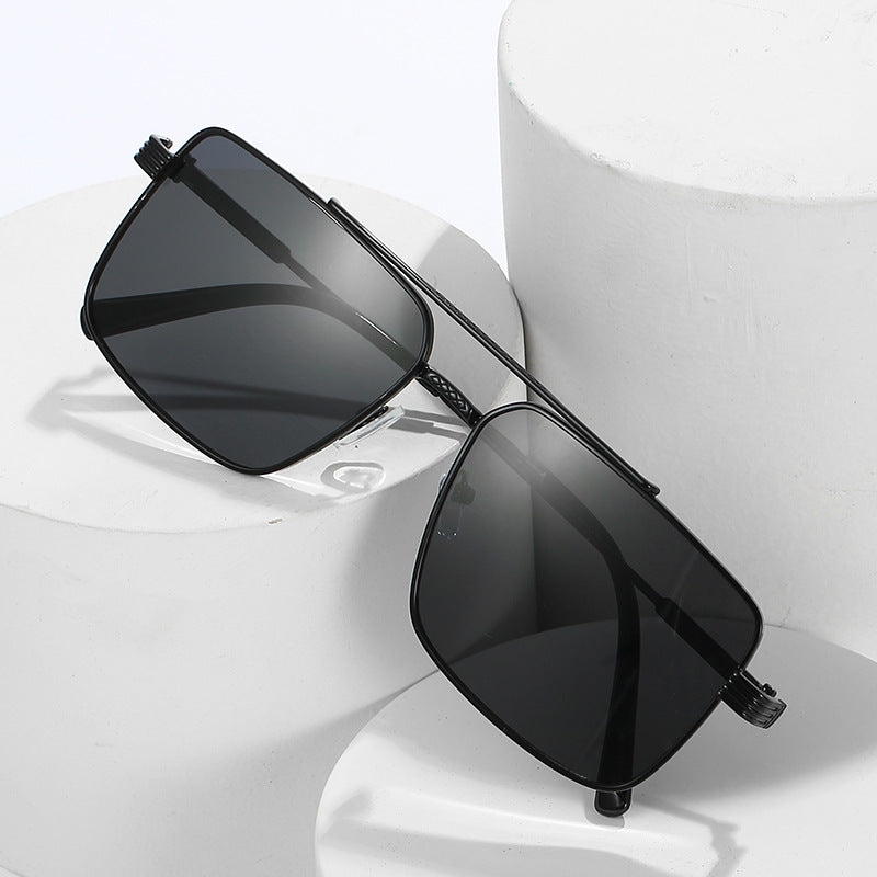 Elegante Übergroße Quadratische Rahmen Sonnenbrille Brehn
