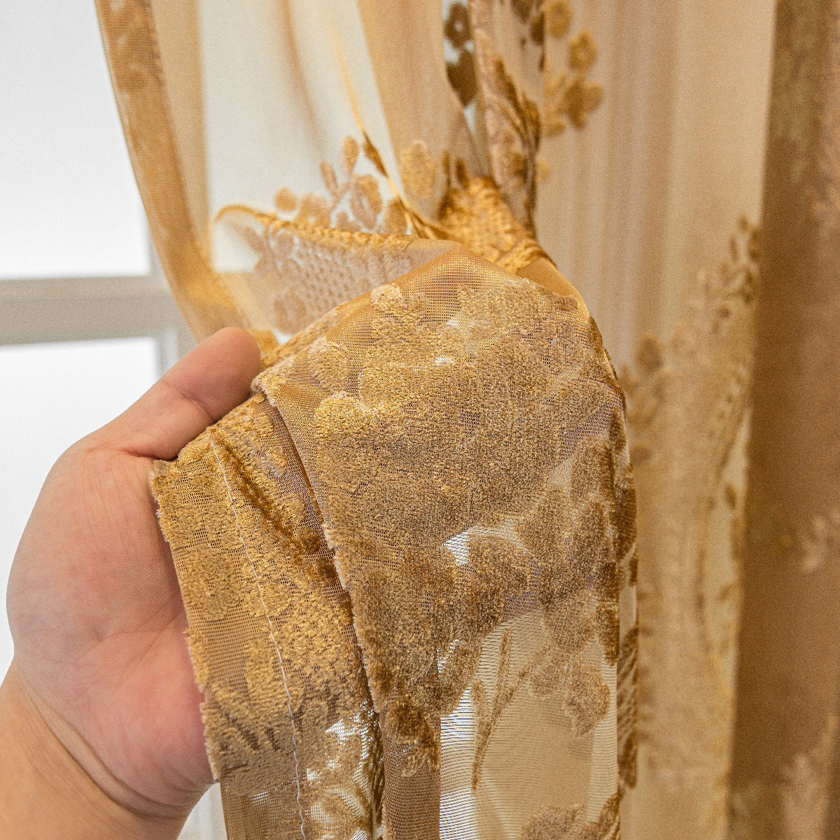 Elegante Durchsichtige Spitzenvorhänge Brehn