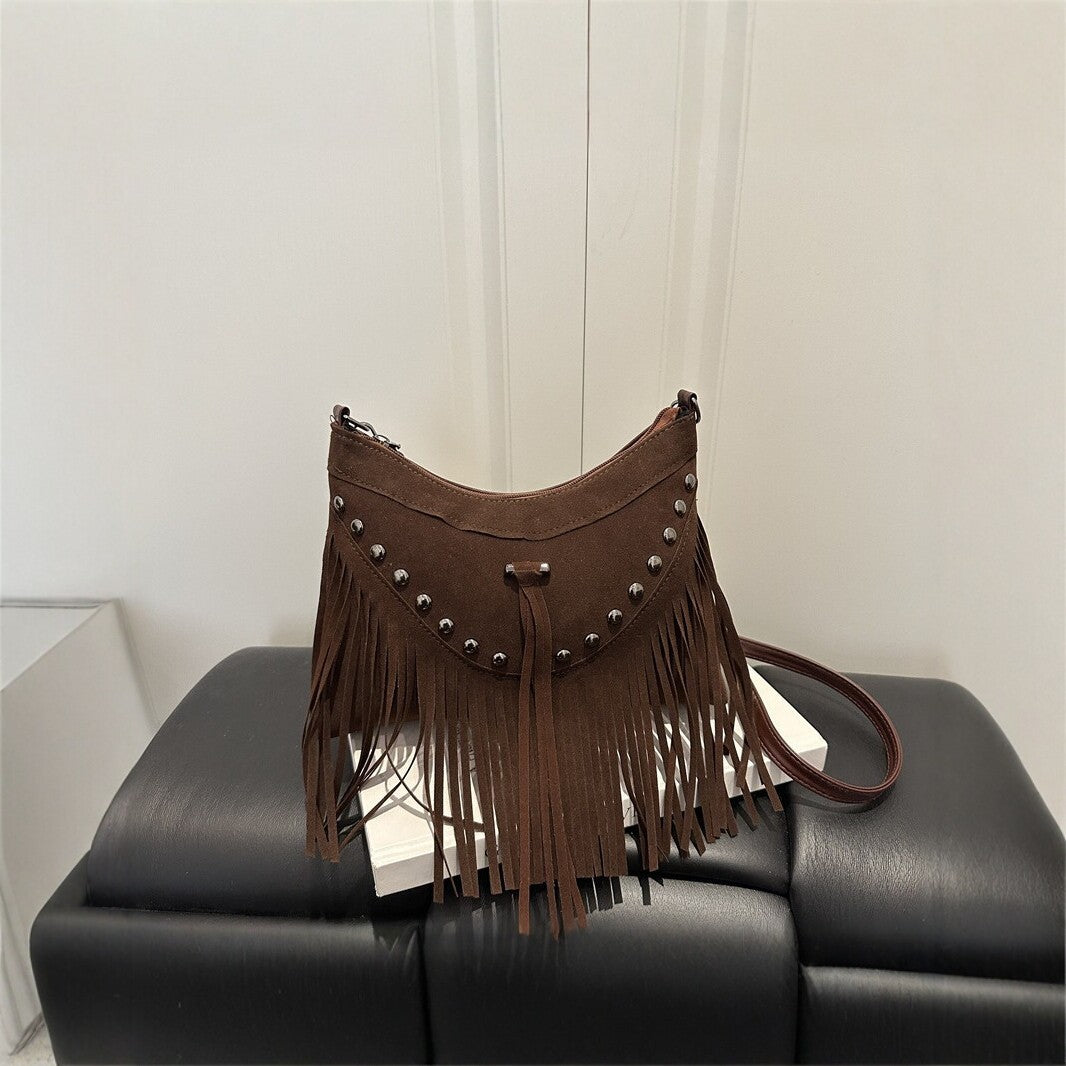 Bohemian Fransen Schultertasche