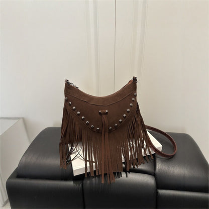Bohemian Fransen Schultertasche