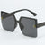 Damen Oversized-Sonnenbrille mit hochwertigem Farbverlauf Brehn