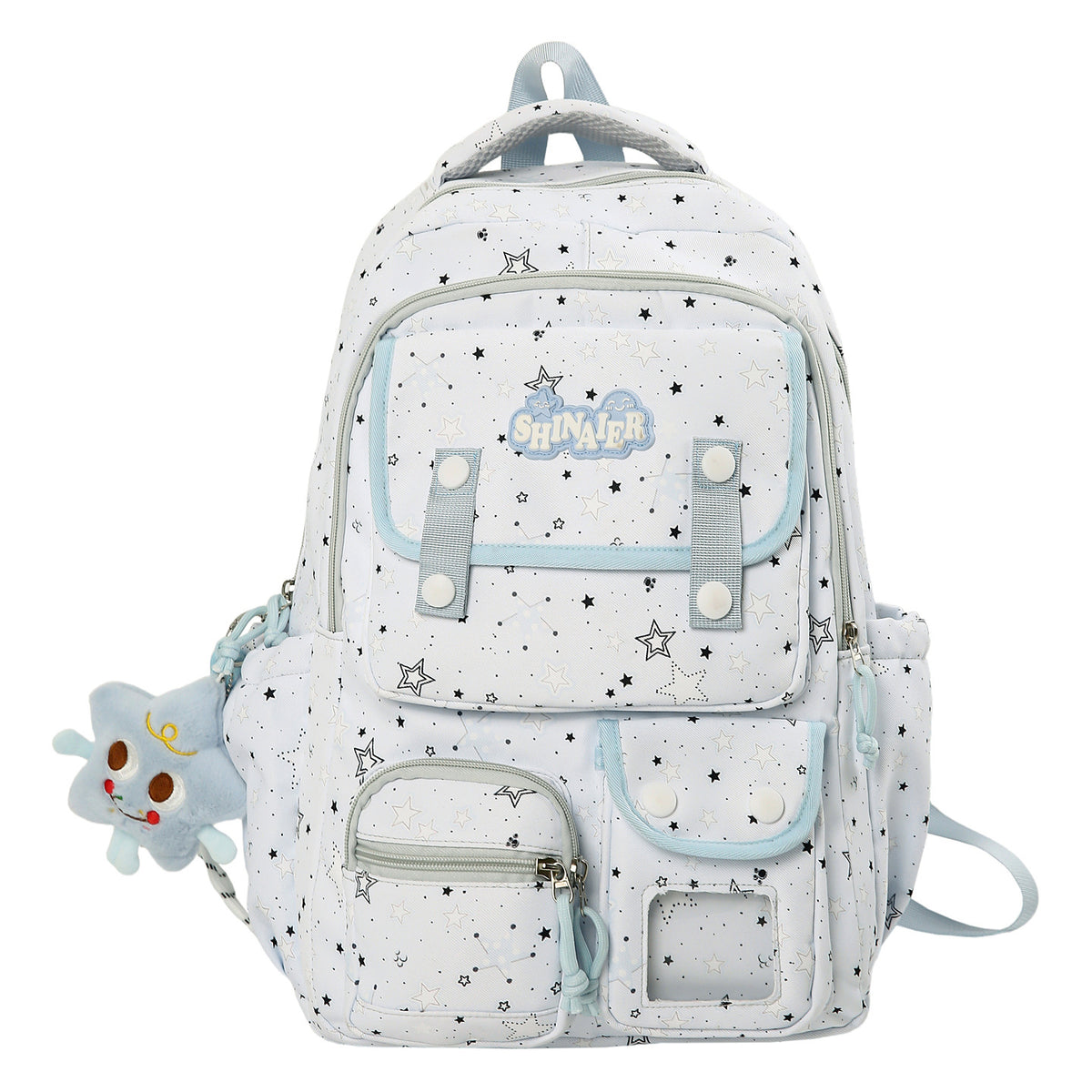 Stylischer Sternenmuster-Rucksack Brehn