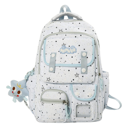Stylischer Sternenmuster-Rucksack Brehn