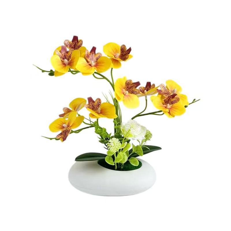 Lebensechte Orchideen Dekorative Mittelstück