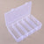 Transparente Multi-Division Bastelbedarf Organizer Brehn