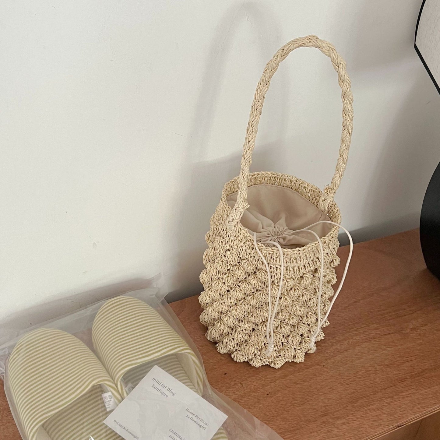Damen Handgearbeitete Makramee Tasche Brehn