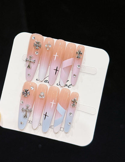 Dekoratives Press-On Nageldesign Set Brehn