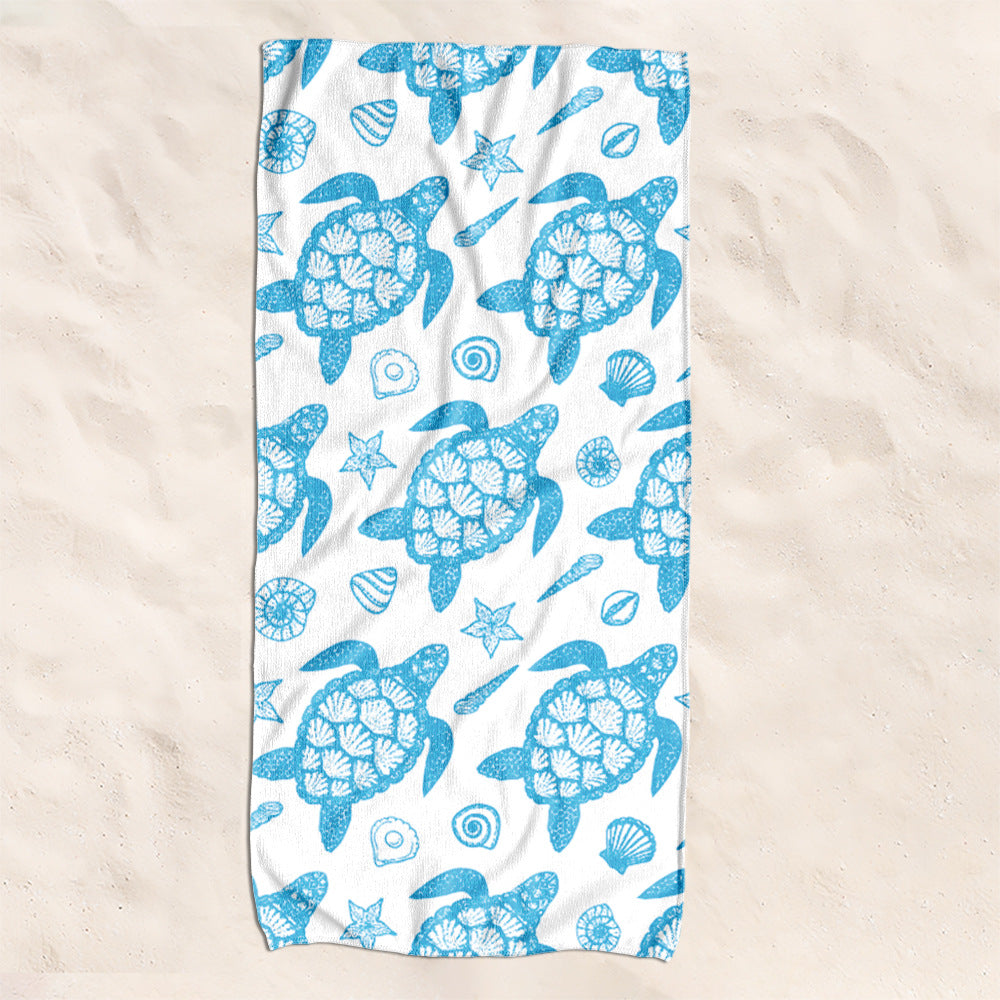 Strandtuch mit kreativem Schildkrötenmuster Brehn