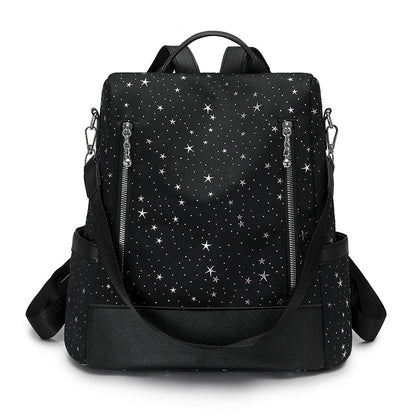 Sternmuster Multi-Taschen Rucksack Brehn
