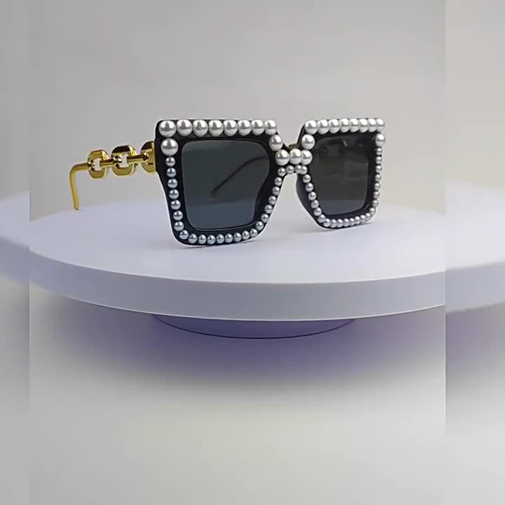 Retro Quadrat Rahmen Sonnenbrille Brehn