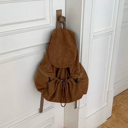 Lässiger Kordelzug-Rucksack