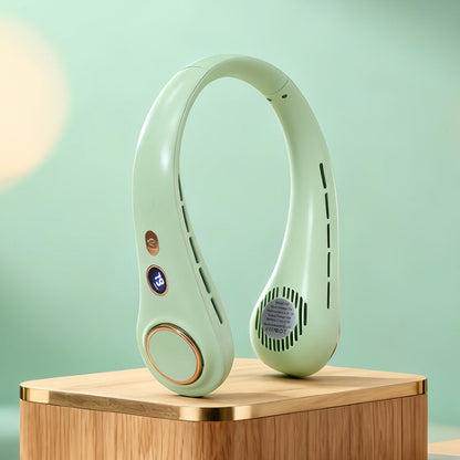 Damen Tragbarer Nackenventilator mit Ergonomischem Design und Kühlfunktion Brehn