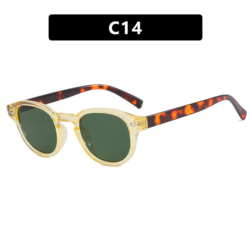 Damen runde Sonnenbrille mit elegantem Design und UV-Schutz Brehn