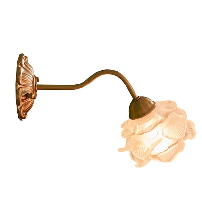 Elegante florale Wandlampe