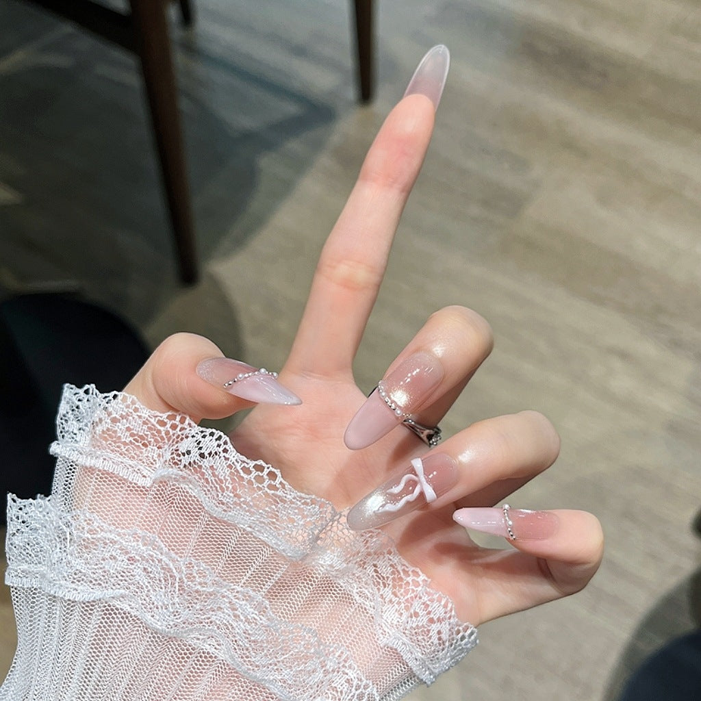 Elegante lange Druck-Augen mit dekorativen Akzenten Brehn