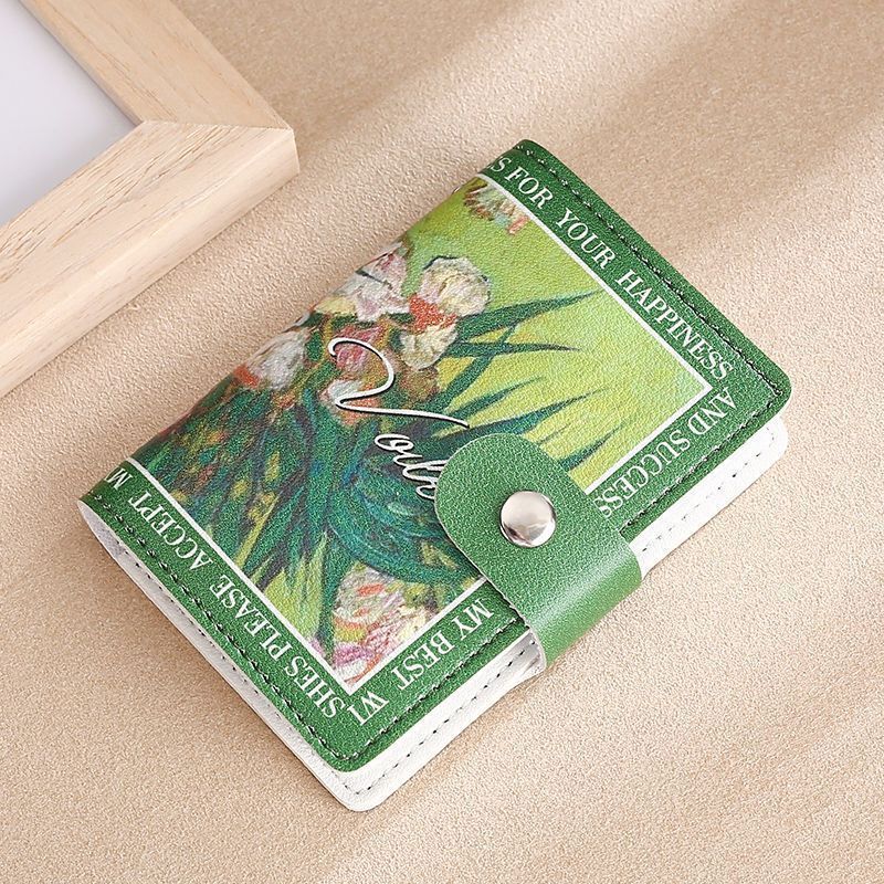 Florales Design Kompaktgeldbeutel Brehn