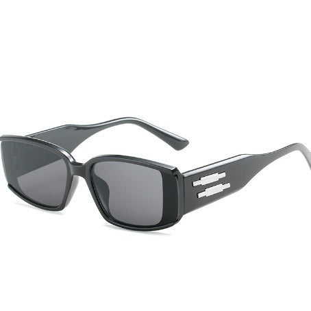 Damen futuristische Sonnenbrille mit schmalem Rahmen und hochwertigem UV-Schutz Brehn