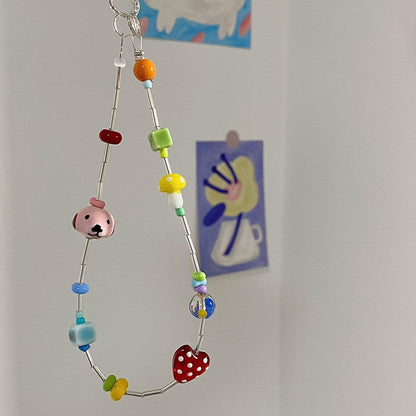 Verspielt Beaded Brillenhalter Brehn