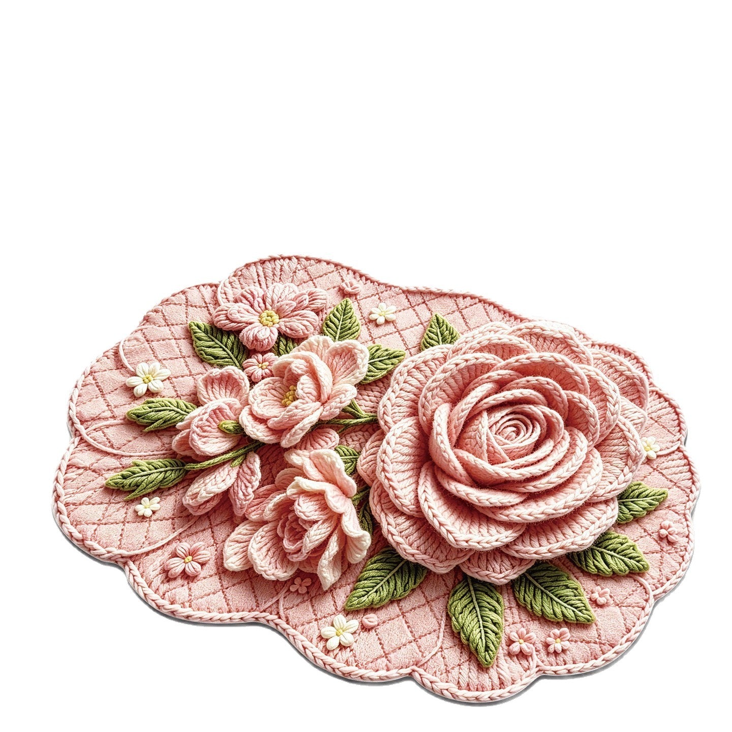 Florale Verzierte Badematte Brehn