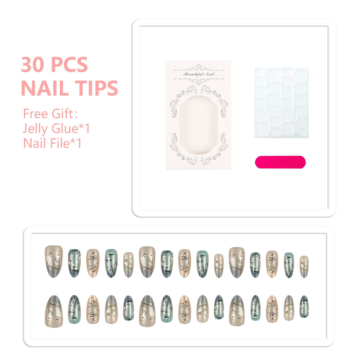 Künstlerische Nagelkunst Tipps Set