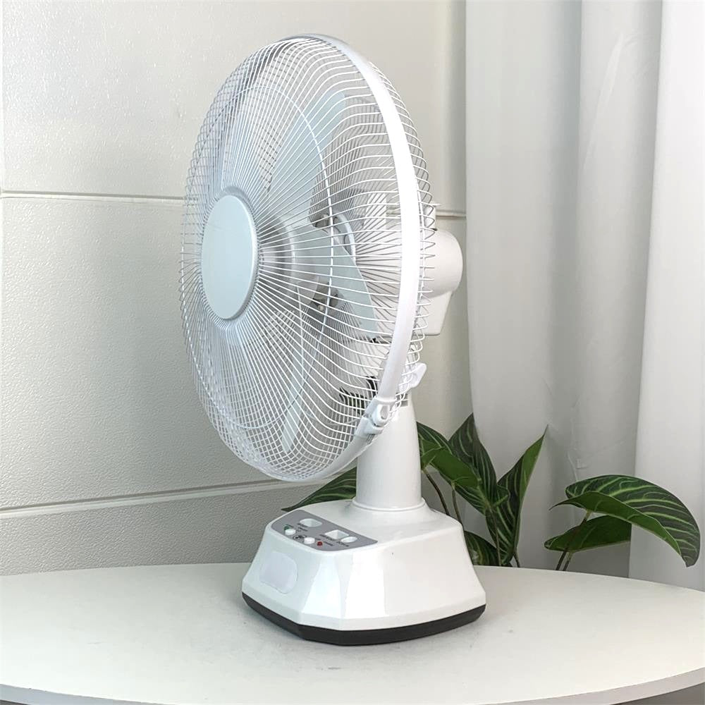 Unisex nan leiser USB Tischventilator mit mehrblättrigem Design, oszillierender Neigefunktion und Timer Brehn