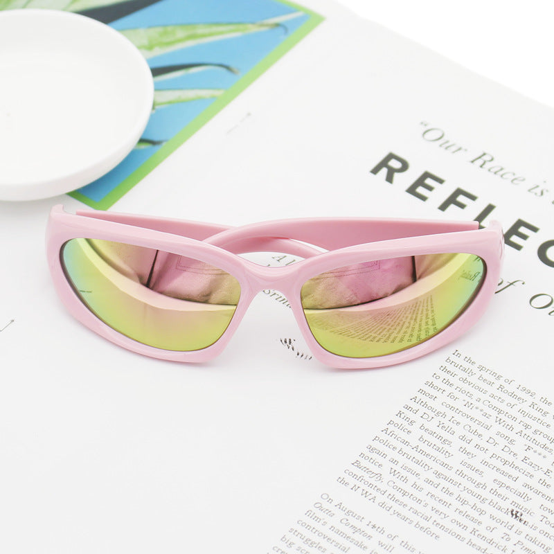 Damen Sportliche Sonnenbrille mit hochwertigem UV-Schutzmaterial Brehn