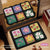 Florales Patchwork-Badezimmermatte