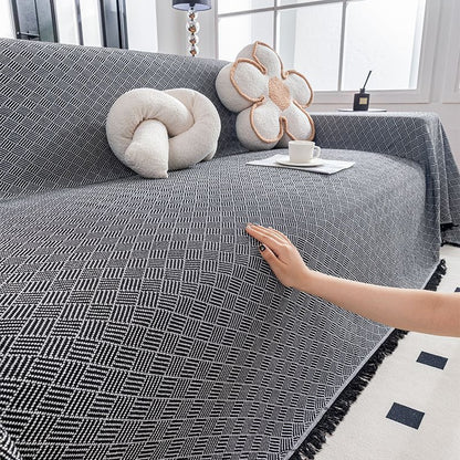 Gemütliche Sofawurfdecke