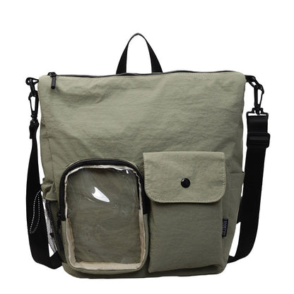 Multi-Pocket Utility Schultertasche Brehn