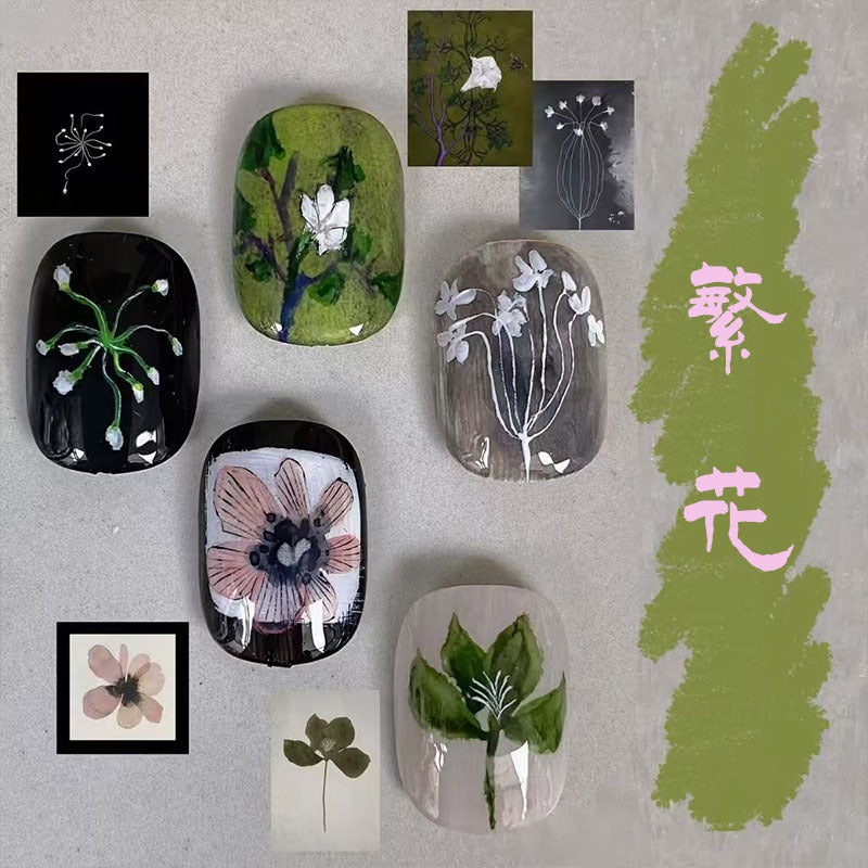Verspieltes Künstlerisches Nagelkunst Design Set Brehn