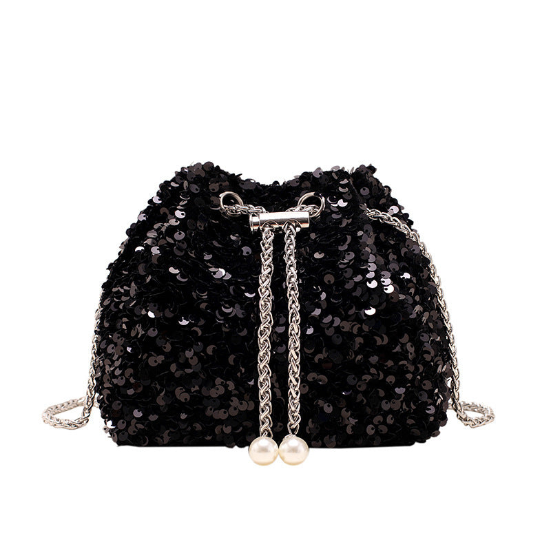Pailletten Mini Abendtasche