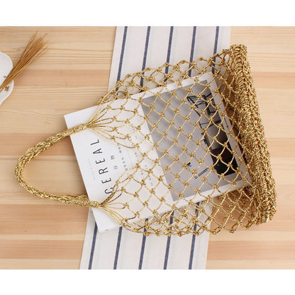 Kreative Netzhandtasche mit Innenbeutel Brehn