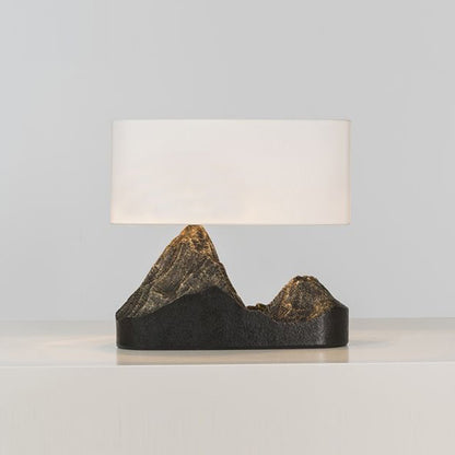 Dekorative Bergskulptur Tischlampe