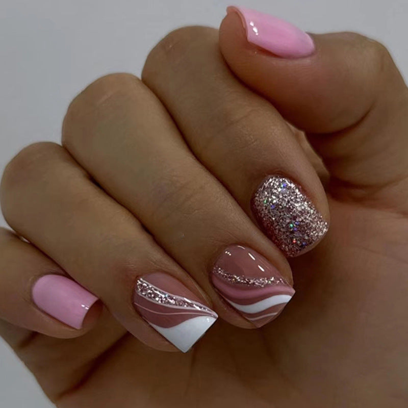Künstlerisches Glitter-Nageldesign-Set Brehn